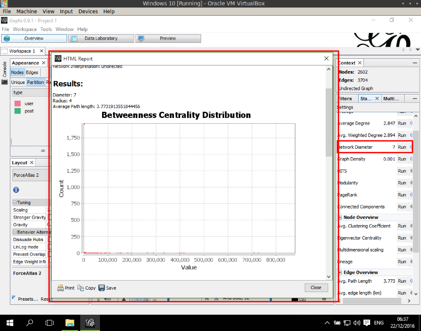 network index tool